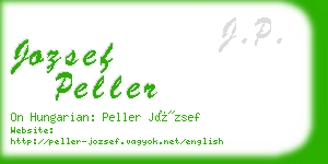 jozsef peller business card